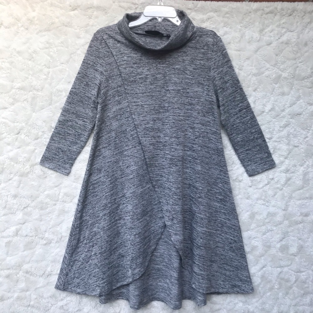 NWOT  P. Luca Milano Gray Split Front Tunic Sz SM